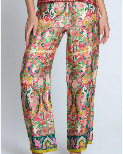 Pantalón de seda Lise Charmel Libertine en Fleurs (Libre Eclosion)