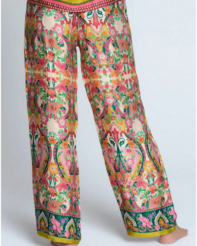 Pantalon en soie Lise Charmel Libertine en Fleurs (Libre Eclosion)