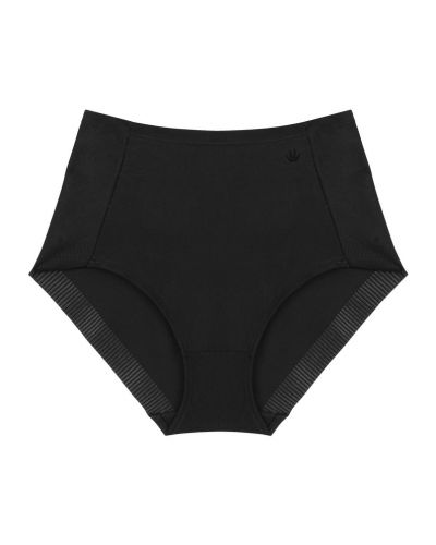 Extra high-waisted panties Triumph Becca Extra High+Cotton (Black)