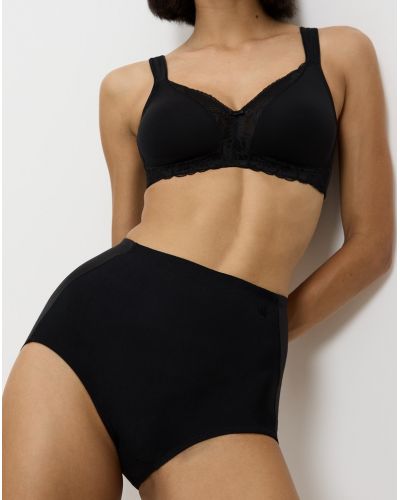 Extra high-waisted panties Triumph Becca Extra High+Cotton (Black)