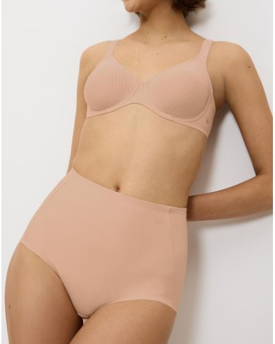 Bragas de cintura extra alta Triumph Becca Extra Hight+Cotton (Neutral Beige)