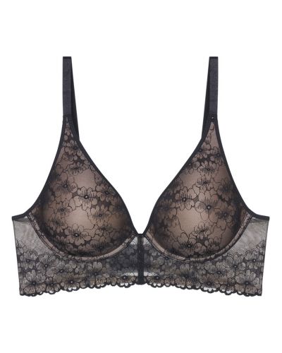 Wireless padded plunge bra Triumph Bright Spotlight (Black)