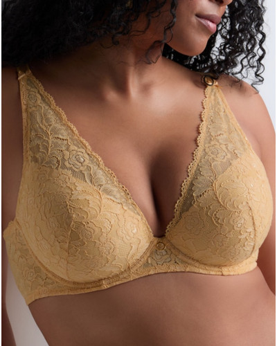 Soutien-gorge plunge foulard Aubade Rosessence (Sunshine)