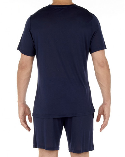 Pyjama court 100% modal HOM Cocooning (Navy)