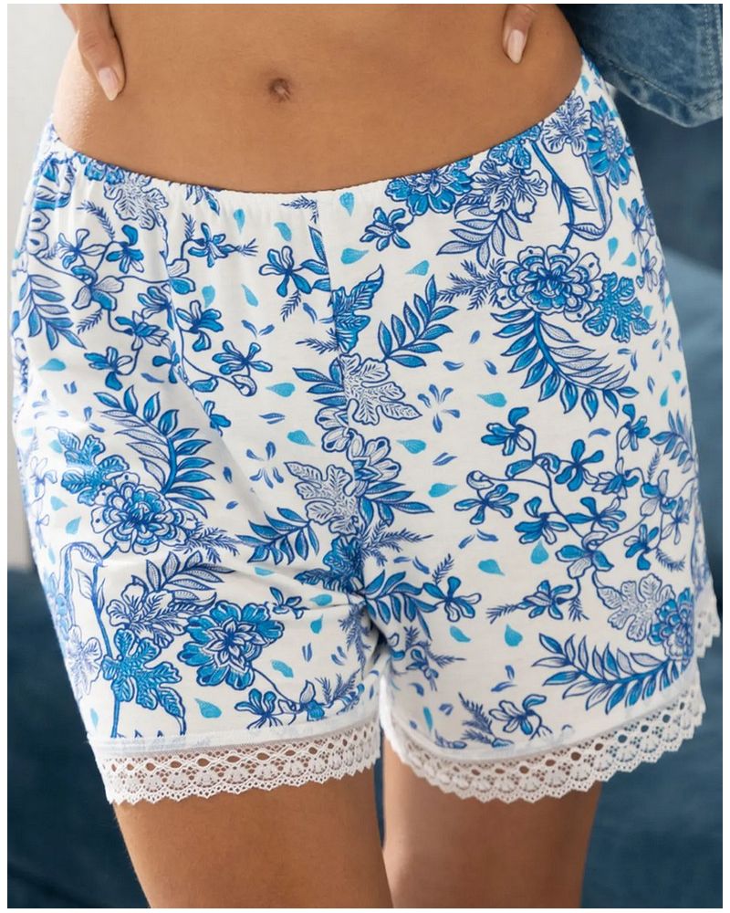 Pantalon corto Antigel Patio Fraîcheur (Bleu Azul)