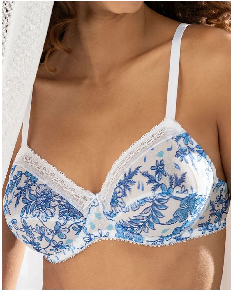 Sujetador con aros Antigel Patio Fraîcheur (Bleu Azul)