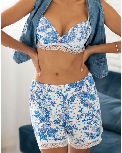 Soutien-gorge coque Antigel Patio Fraîcheur (Bleu Azul)