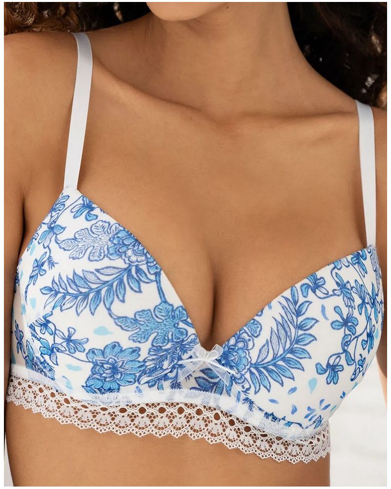 Padded bra Antigel Patio Fraîcheur (Bleu Azul)