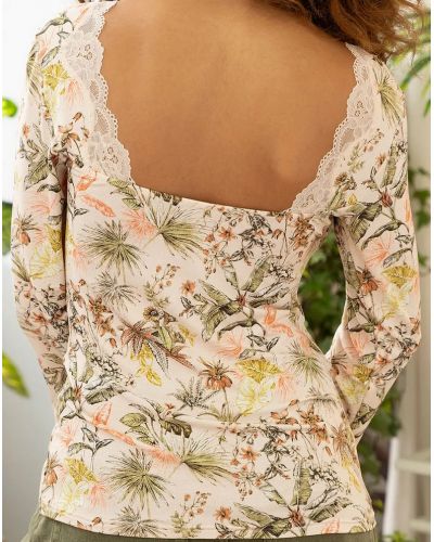 Camiseta mangas largas Antigel Evasion Tropique (Matin Tropic)