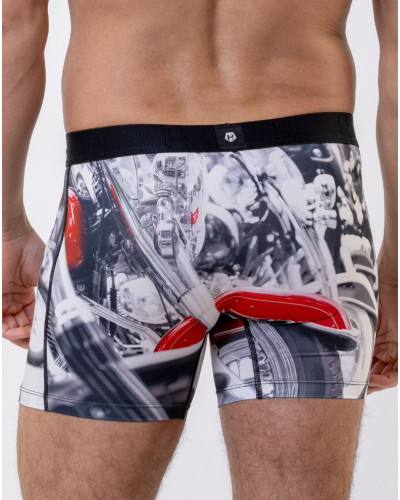 Boxer microfibre Loïc Henry Bike (Imprimé Multicolore)