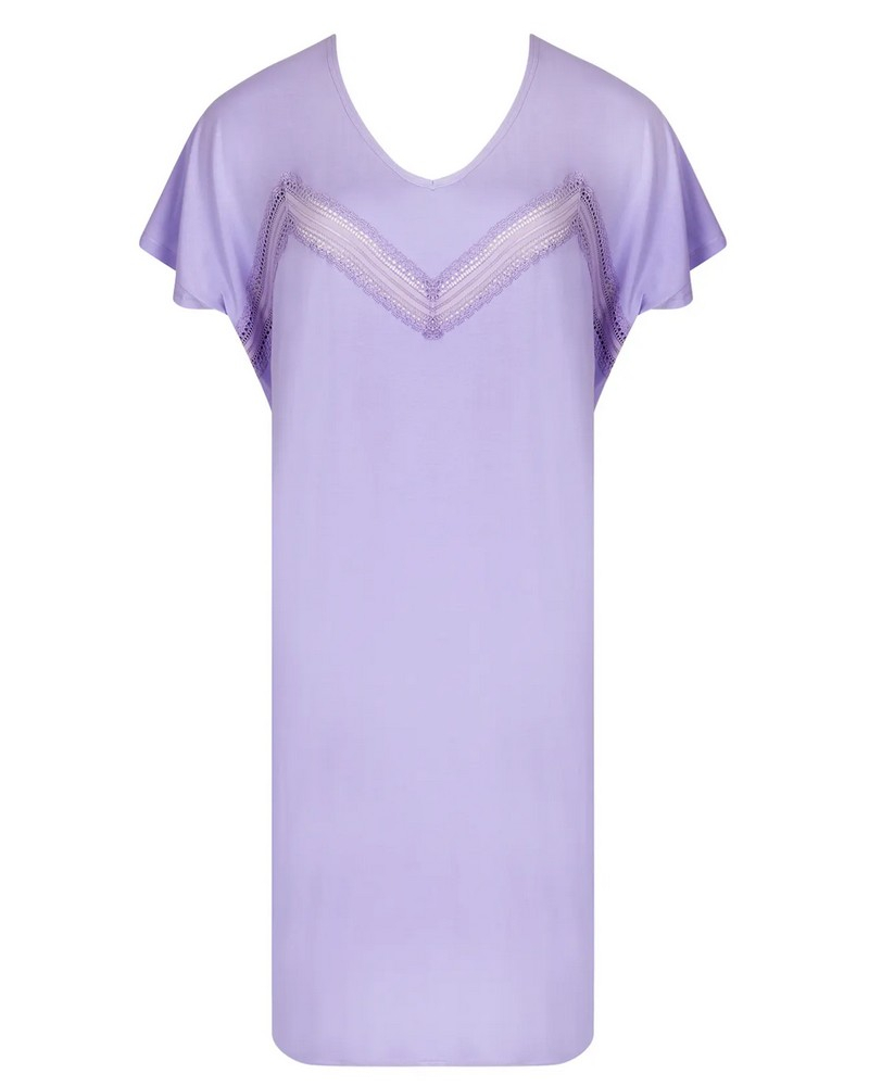 Tunic nightdress Antigel Simply Graphic (Parme)