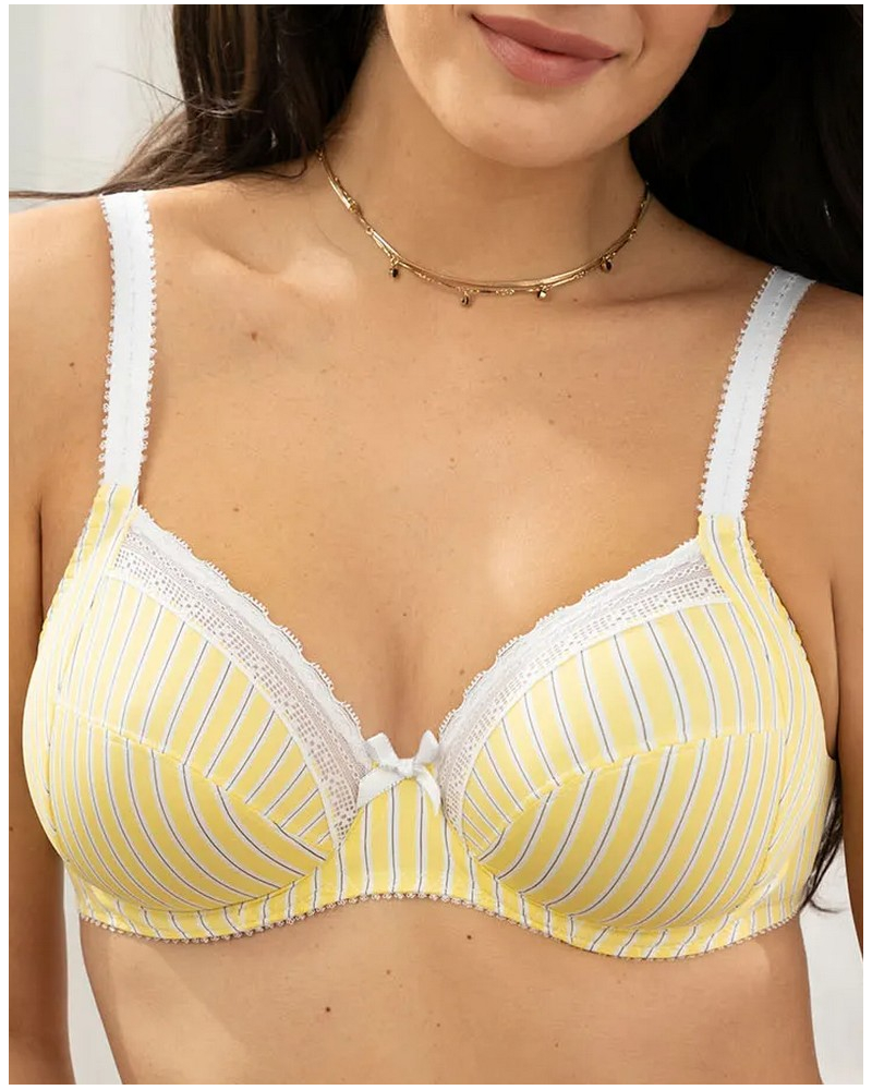 Wellness underwired bra Antigel Un Brin Garçonne (Jaune Liquette)