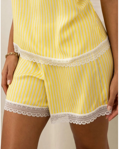 Pantalon corto Antigel Un Brin Garçonne (Jaune Liquette)