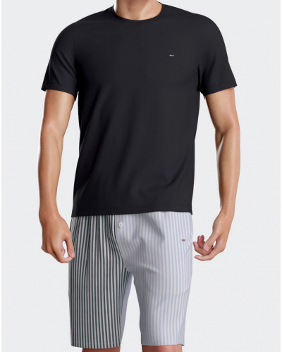 Pyjama court en jersey 100% coton Eden Park 1H70 (BL011)
