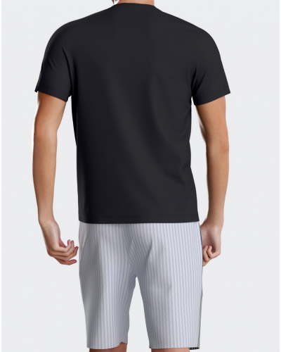 Short pyjamas in jersey 100% cotton Eden Park 1H70 (BL011)