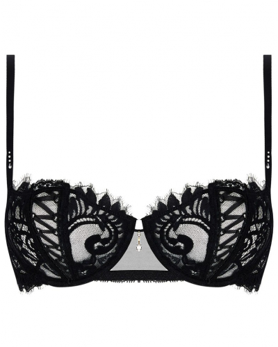 Demi bra couture Lise Charmel Désirs de Venise (Black)