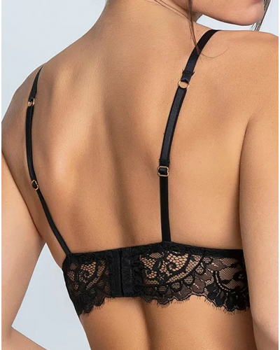 Sujetador sin aros Lise Charmel Désirs de Venise (Negro)