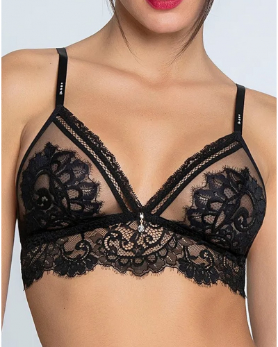 Soutien-gorge sans armature Lise Charmel Désirs de Venise (Noir)