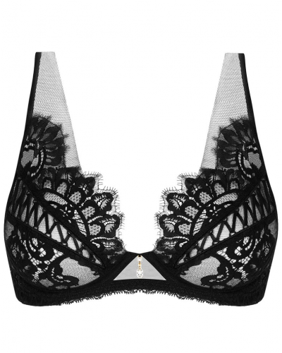 Sujetador plunge Lise Charmel Désirs de Venise (Negro)