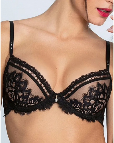 Soutien-gorge coque Lise Charmel Désirs de Venise (Noir)