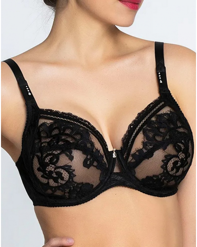 Sujetador bienestar con aros Lise Charmel Désirs de Venise (Negro)