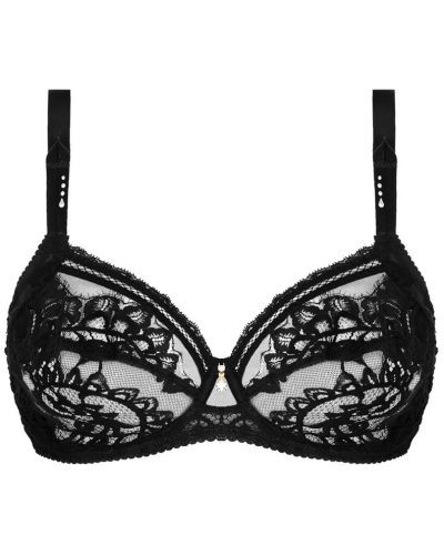Soutien-gorge armatures bien-être Lise Charmel Désirs de Venise (Noir)