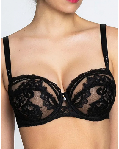 Glamour demi bra Lise Charmel Désirs de Venise (Black)