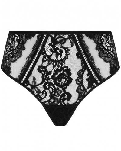 Slip taille haute Lise Charmel Désirs de Venise (Noir)
