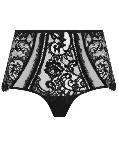 Culotte taille haute Lise Charmel Désirs de Venise (Noir)