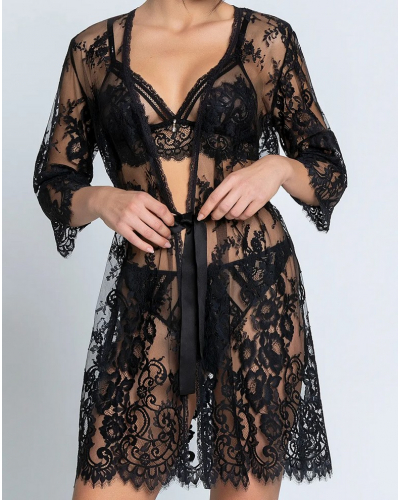 Short negligee Lise Charmel Désirs de Venise (Black)