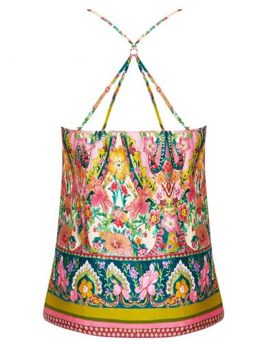 Silk top Lise Charmel Libertine en Fleurs (Libre Eclosion)