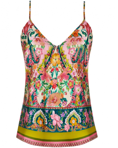 Camisole de seda Lise Charmel Libertine en Fleurs (Libre Eclosion)