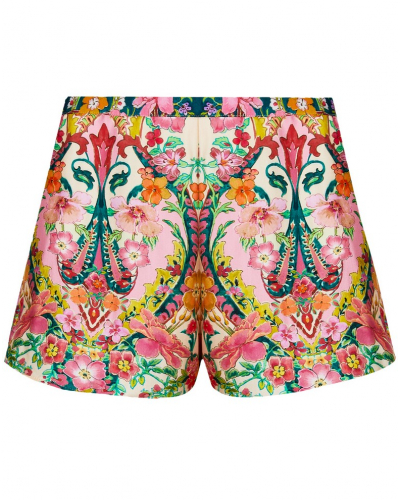 Pantalon corto de seda Lise Charmel Libertine en Fleurs (Libre Eclosion)