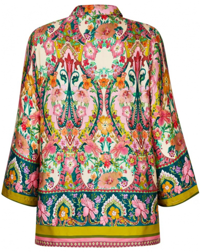 Silk short shirt Lise Charmel Libertine en Fleurs (Libre Eclosion)