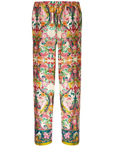 Pantalon en soie Lise Charmel Libertine en Fleurs (Libre Eclosion)