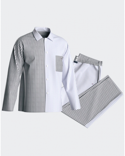 Long pyjamas 100% cotton Eden Park 7H70 (BL011)