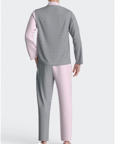 Pyjama long 100% coton Eden Park 7H70 (PK066)