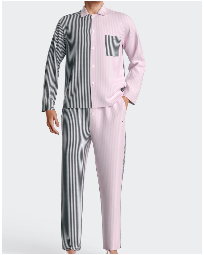 Pyjama long 100% coton Eden Park 7H70 (PK066)