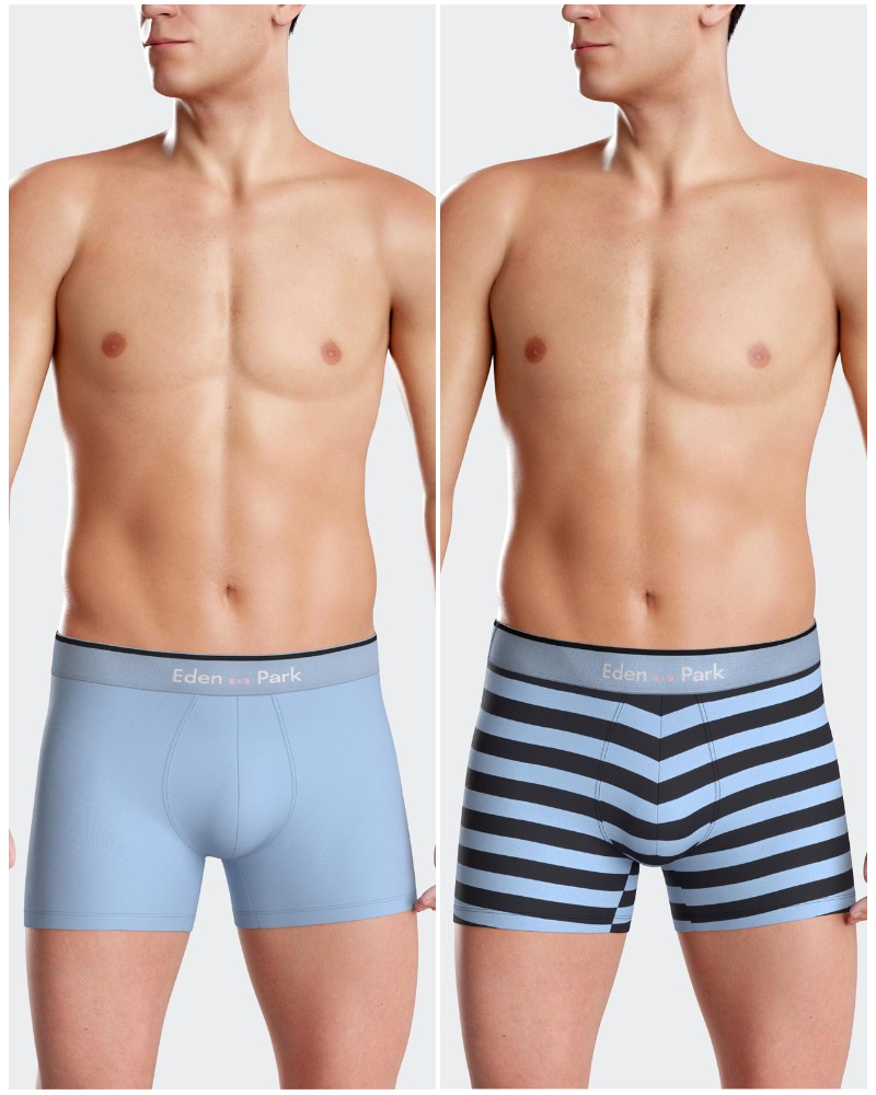 Shorty en jersey Eden Park 1H71 BL009 (Lot de 2)