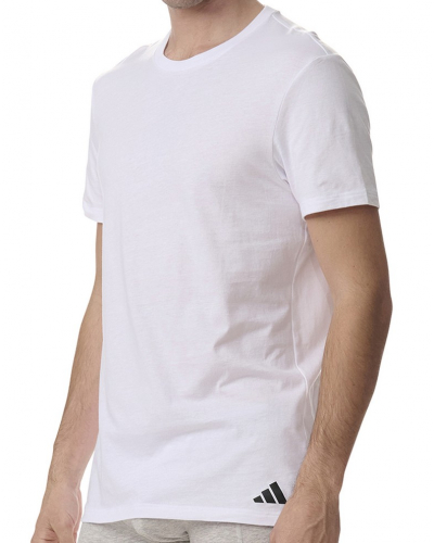 Paquete de 3 camisetas 100% Algodón Adidas Active Core (Blanco)