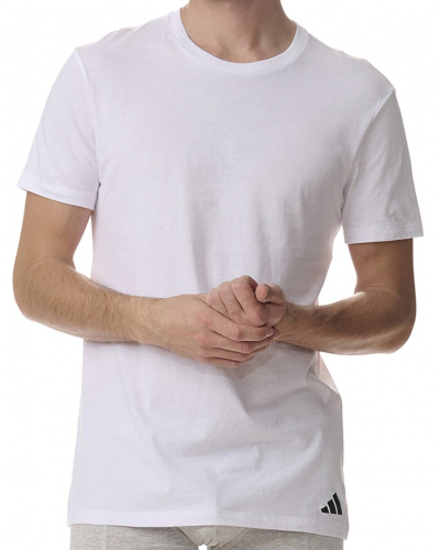 Lot de 3 t-shirts 100% Coton Adidas Active Core (Blanc)