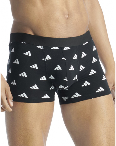 Paquete de 3 bóxers Adidas Active Flex Coton (Imprimé Noir/Noir/Bleu)