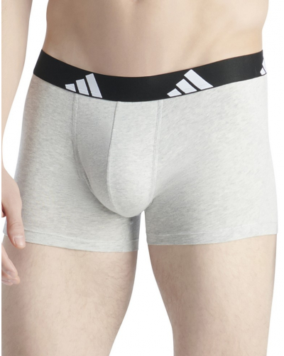 Pack of 3 boxers Adidas Active Flex Coton (Blanc/Gris/Noir)