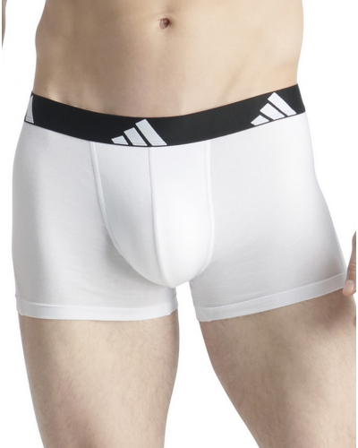 Pack of 3 boxers Adidas Active Flex Coton (Blanc/Gris/Noir)