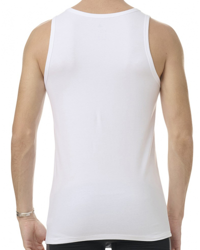 Paquete de 2 camisetas sin mangas Adidas Active Flex Coton (Blanco)