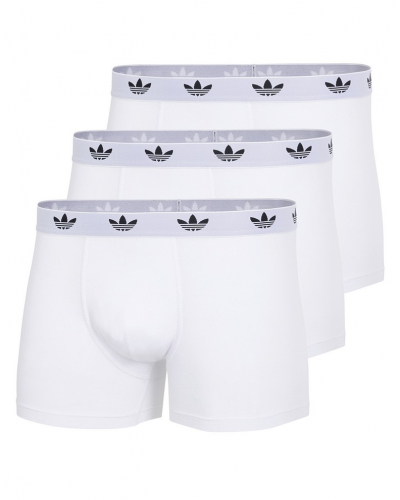 Lot de 3 boxers Adidas Confort Flex Coton (Blanc)