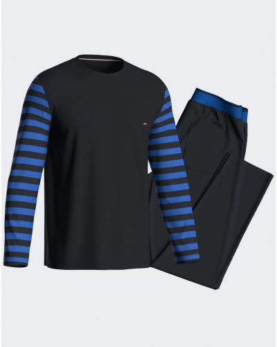 Pyjama long en jersey 100% coton Eden Park 1H71 (BLF88)