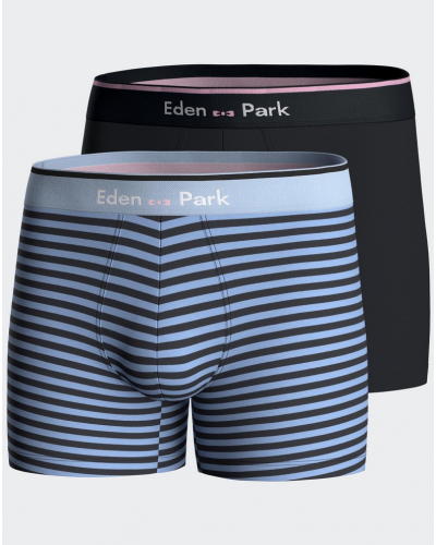 Shorty en jersey Eden Park 1H72 BL009 (Lot de 2)
