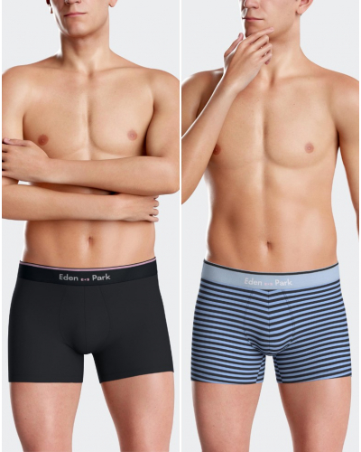 Shorty en jersey Eden Park 1H72 BL009 (Lot de 2)