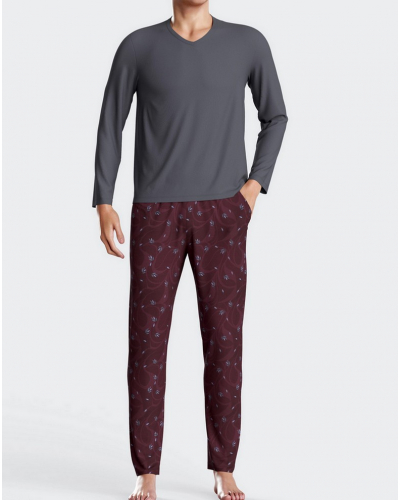 V neck long pyjamas Impetus N63 (BD019)